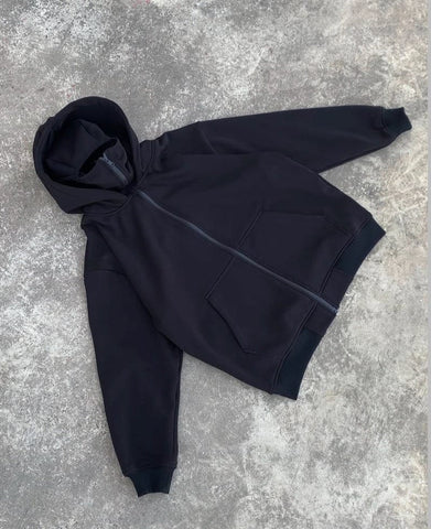Balaclava Ninja Zipper Hoodie Jacket
